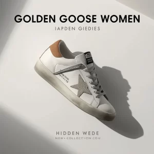 Golden Goose women sneaker with 3cm hidden wedge and star design – new collection studio banner