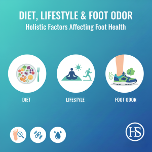 تغذیه، سبک زندگی و بوی پا