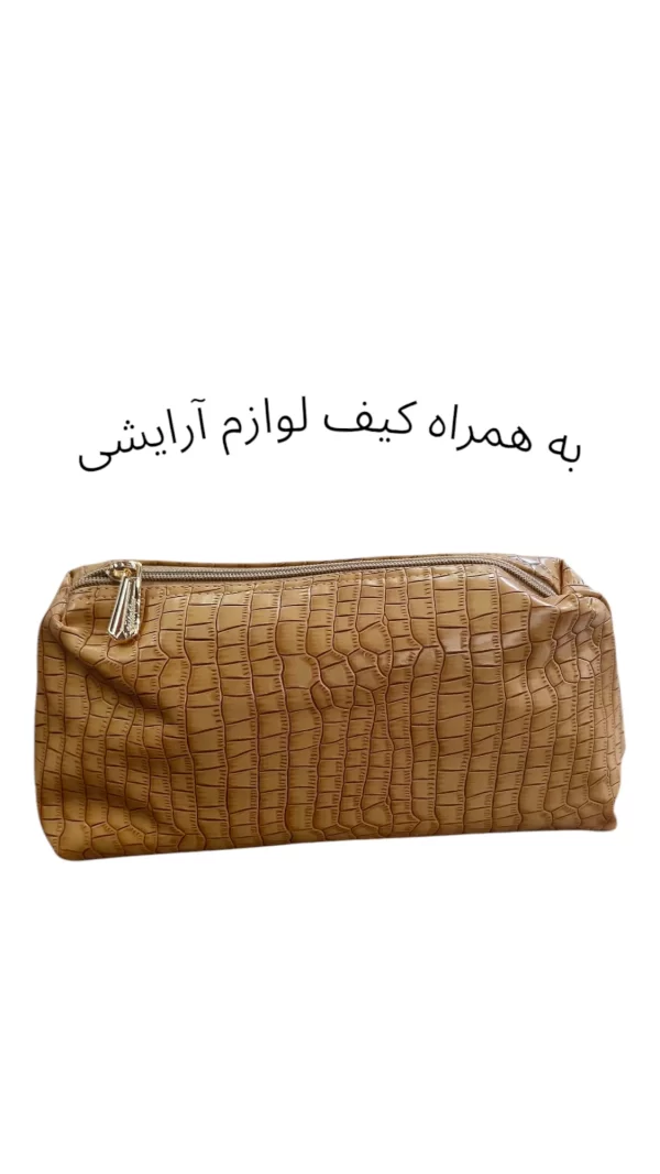 کیف اشبالت چرم طبیعی دخترانه دوبند - Image 7